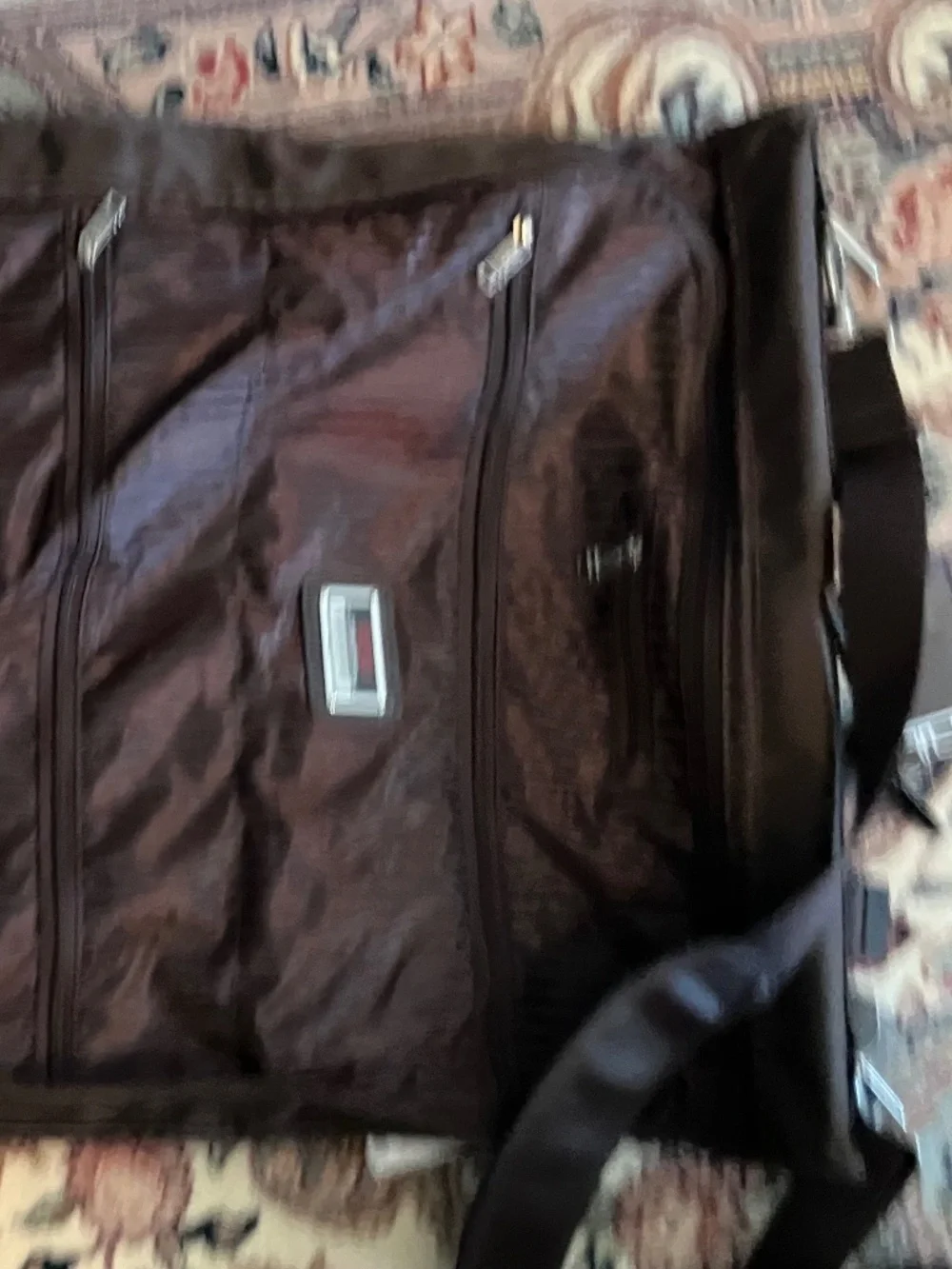 Tumi Choc Brn Vintage Luggage - Tri-fold Garment Carrier #0236B3 - Picture 9 of 10